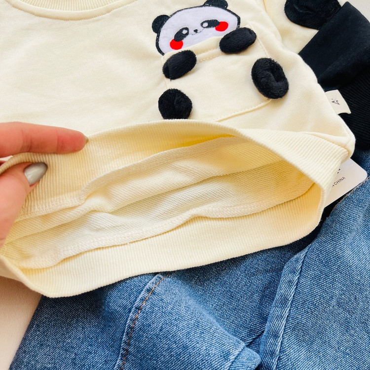 ست دورس و شلوار جین وارداتی