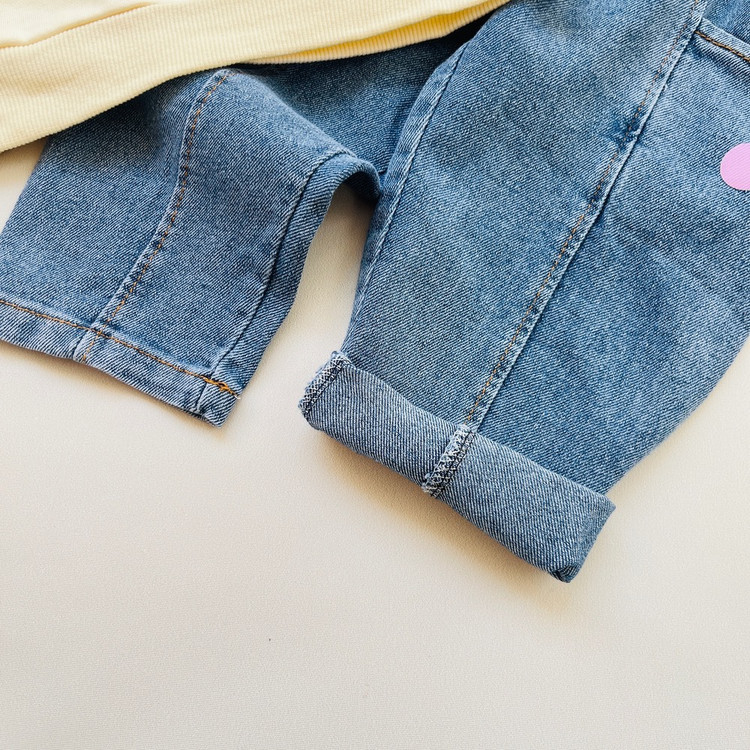 ست دورس و شلوار جین وارداتی پاندا