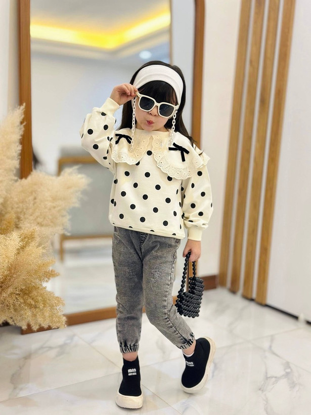 بلوز دورس تک پرنسسی عیدانه دخترانه