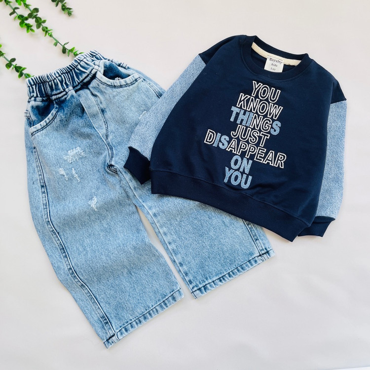 ست دورس و شلوار جین عیدانه