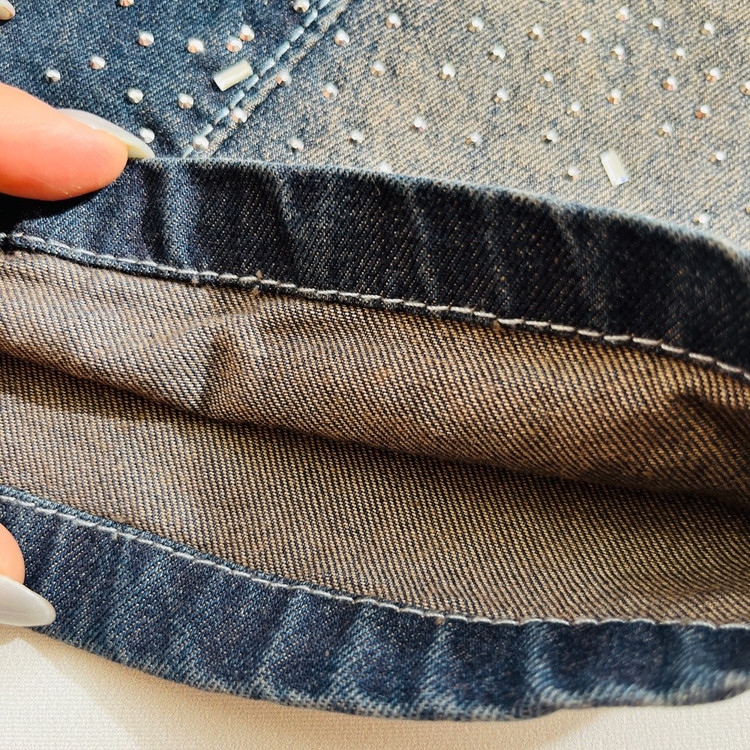 شلوار لی نگینی