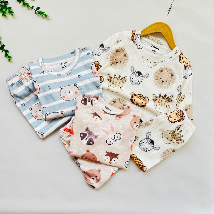 ست راحتی پنبه ای بچگانه