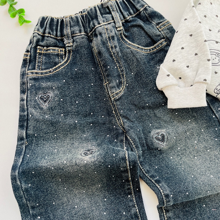 شلوار لی بگ وارداتی دخترونه