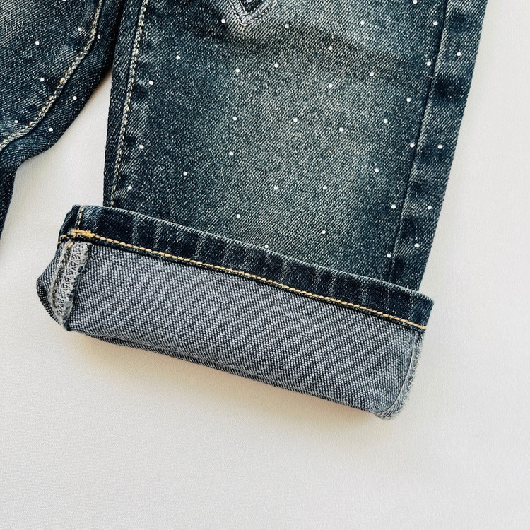 شلوار لی بگ نگینی عیدانه