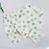 ست بلوز شلوار راحتی خونگی پیشبنددار