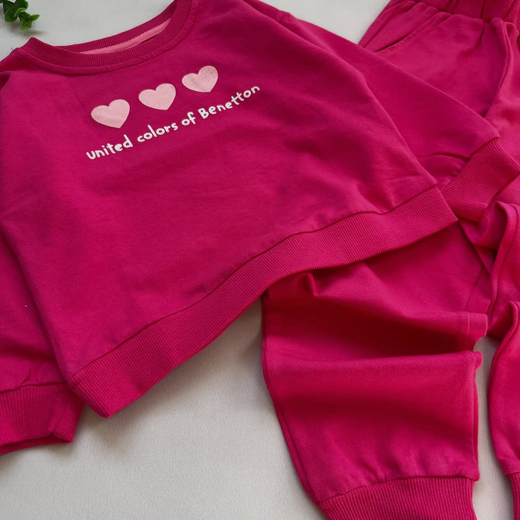 ست راحتی قلبی دخترانه