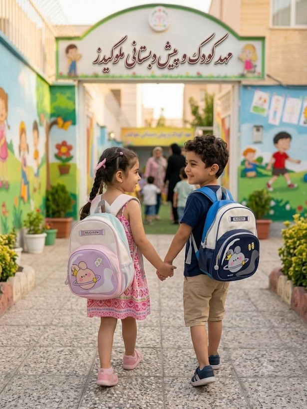 کوله پشتی برزنتی وارداتی بچگانه