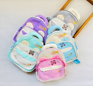 خرید کوله پشتی برزنتی بچگانه وارداتی مهد کودکی